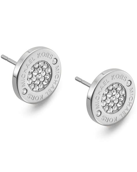 michael kors black womens silver studs fall 2017|michael kors stud earrings.